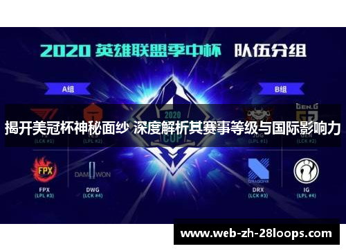 揭开美冠杯神秘面纱 深度解析其赛事等级与国际影响力