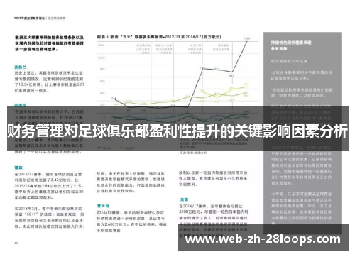 财务管理对足球俱乐部盈利性提升的关键影响因素分析 财务管理对足球俱乐部盈利性提升的关键影响因素分析